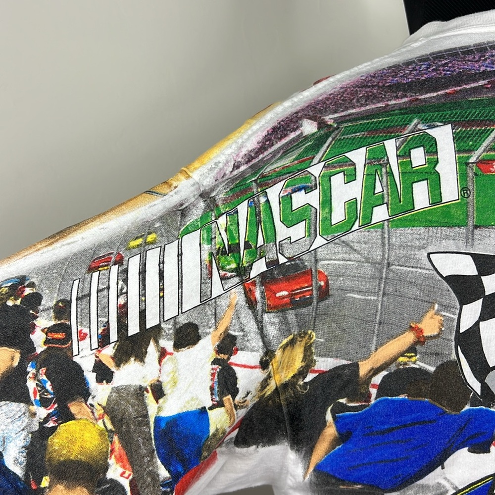 HASE AUTHENTICS Nascar Charlotte Signed Dale Earnhardt Tee M - Picture 7 of 11